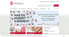 Desktop Screenshot of hjernesagen.dk
